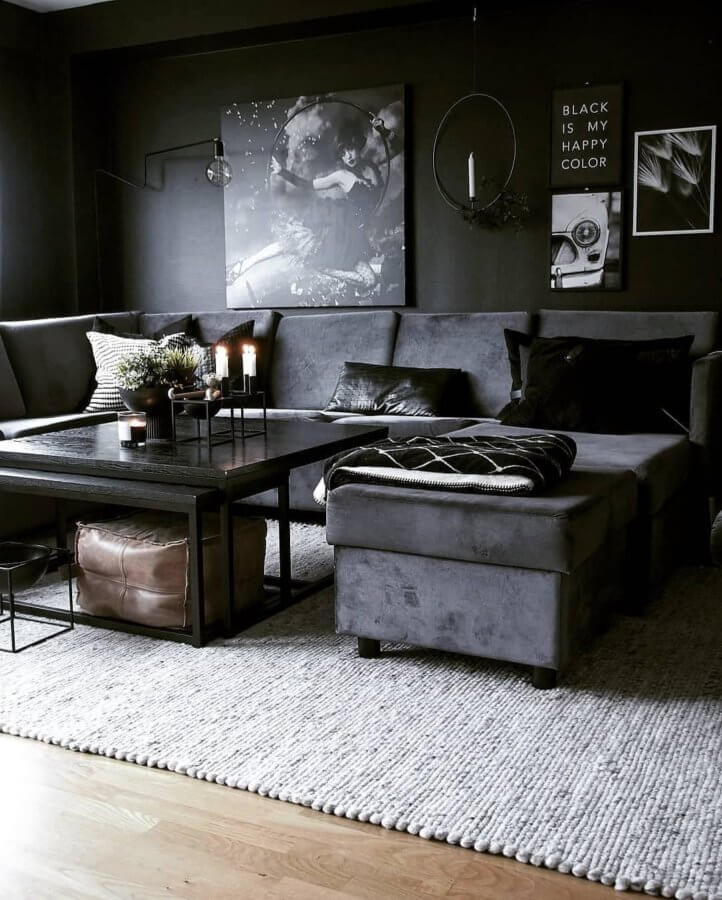 男のおしゃれな部屋は都会的なブラックで統一するのがおすすめ 家具家電紹介有り Songdream Blog