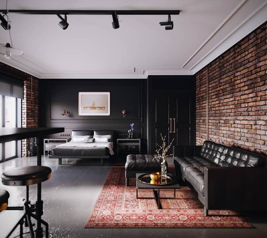 男のおしゃれな部屋は都会的なブラックで統一するのがおすすめ 家具家電紹介有り Songdream Blog